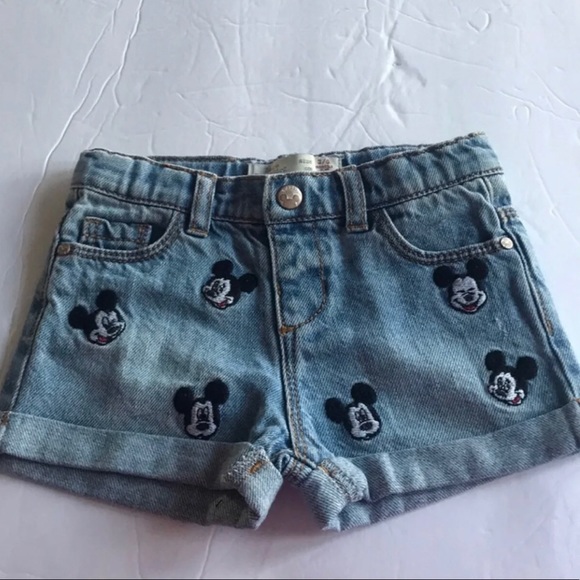 zara mickey shorts